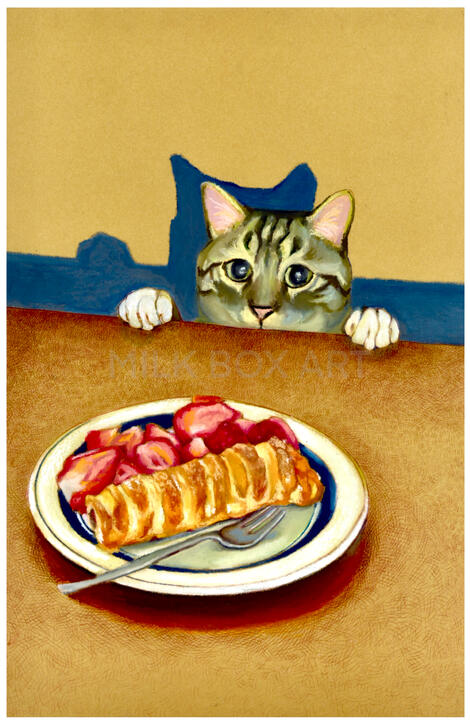 Need More Snacks, 2023 Oil Pastels